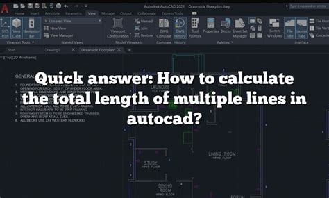 how to measure multiple lines in autocad|Solved: Total the Length of Multiple Lines .